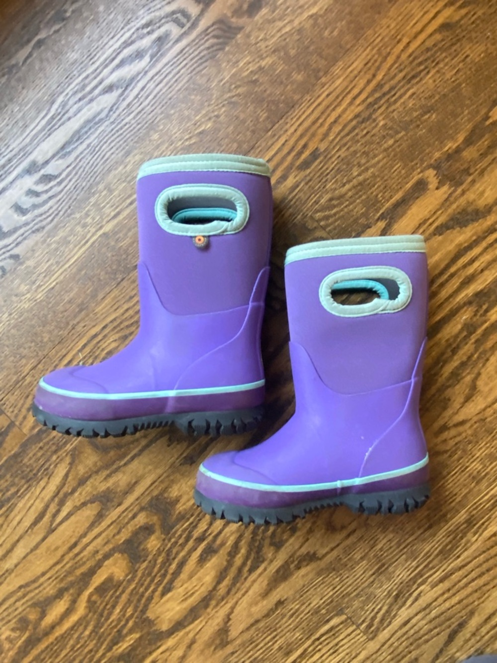 Bogs Kids Classic Waterproof Insulated Boots  size 8 Purple snow -30F - Picture 3 of 8